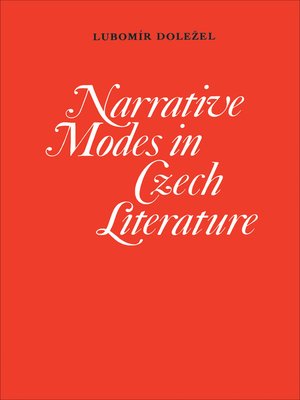 cover image of Narrative Modes in Czech Literature